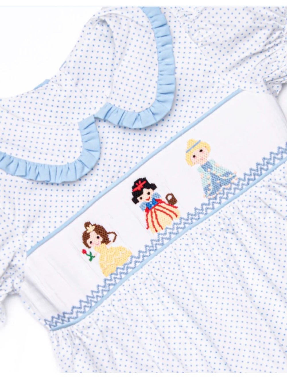 Smocked Fairytale Favorites Stitchy Fish Bubble - Picture 3 of 4